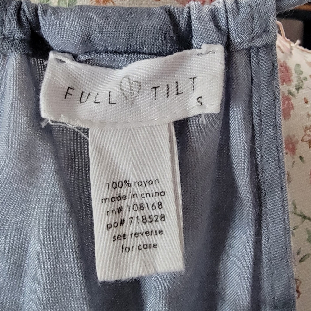 Full Tilt Blue Dress Size Small - Picture 2 of 4